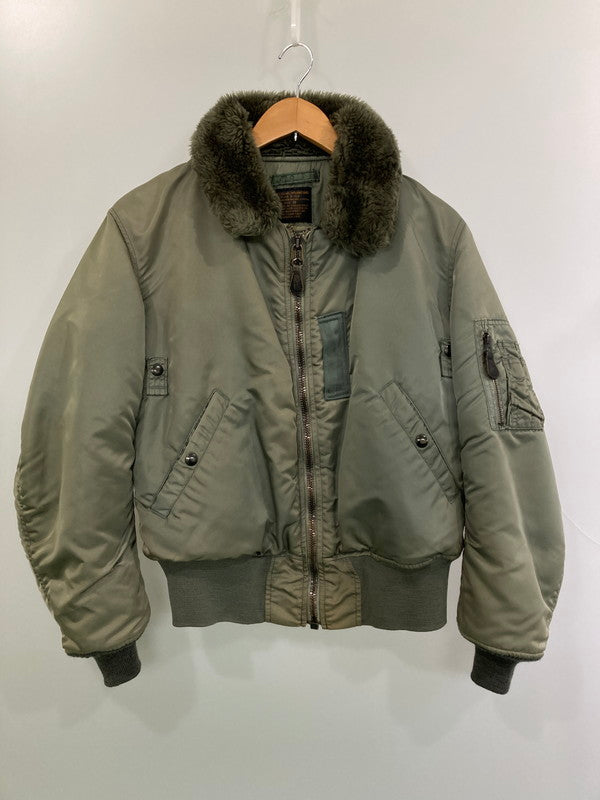 【中古品】【メンズ】 ALPHA INDUSTRIES TYPE B-15D FLIGHT JACKET MIL-J-6251A アルファインダストリーズ フライトジャケット アウター 145-260210-yn-23-min サイズ：38 カラー：オリーブグリーン 万代Net店