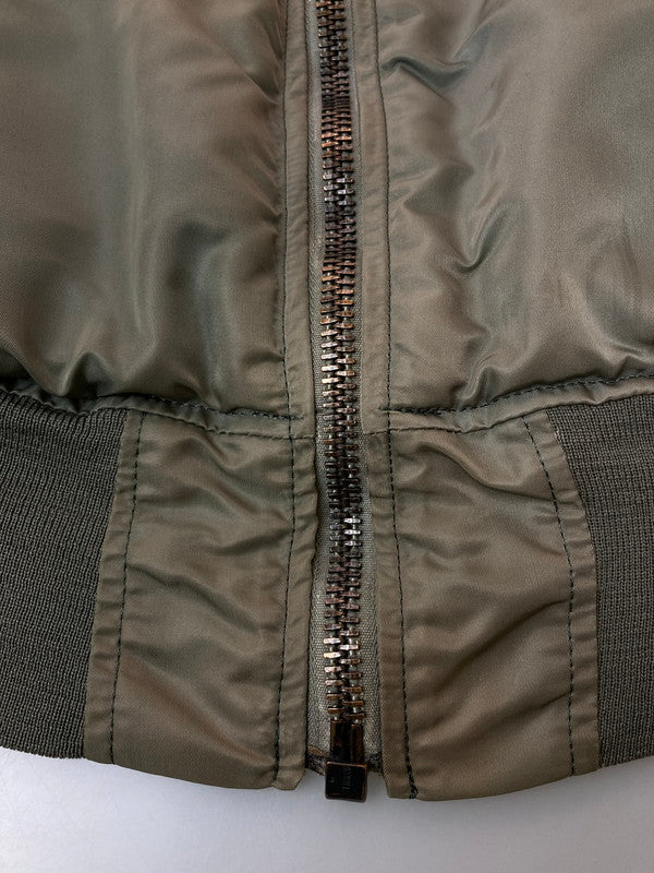 【中古品】【メンズ】 ALPHA INDUSTRIES TYPE B-15D FLIGHT JACKET MIL-J-6251A アルファインダストリーズ フライトジャケット アウター 145-260210-yn-23-min サイズ：38 カラー：オリーブグリーン 万代Net店