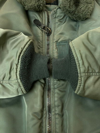 【中古品】【メンズ】 ALPHA INDUSTRIES TYPE B-15D FLIGHT JACKET MIL-J-6251A アルファインダストリーズ フライトジャケット アウター 145-260210-yn-23-min サイズ：38 カラー：オリーブグリーン 万代Net店