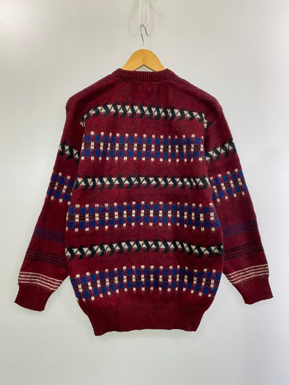 【中古品】【メンズ】 USED ユーズド MOHAIR WOOL PULLOVER KNIT モヘヤウールプルオーバーニット 146-260320-zi-15-min サイズ：36 カラー：レッド系 万代Net店