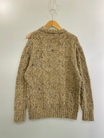 【現状渡し品】【メンズ】 WOOLRICH ウールリッチ 70S WOOL KNIT SWEATER ウールニットセーター 146-260320-zi-17-min サイズ：44 カラー：ベージュ系 万代Net店