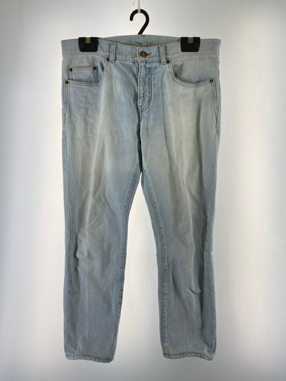 【中古品】【メンズ】 SAINT LAURENT サンローラン SKNNY DENIM PANTS 494361 スキニー デニムパンツ ボトムス 152-260215-SH-17-min サイズ：32 万代Net店