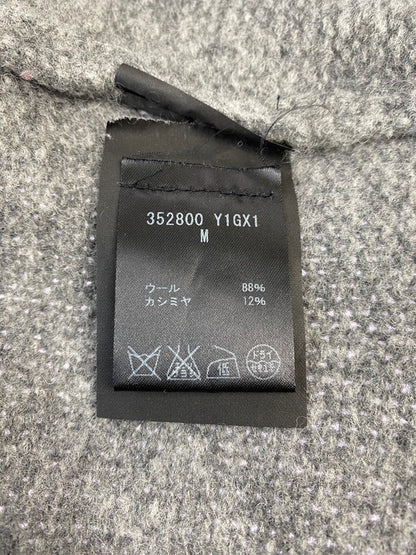 【中古品】【メンズ】 SAINT LAURENT サンローラン 352800 ウールカシミア Vネック ニット トップス 141-260215-SH-03-min サイズ：M カラー：グレー 万代Net店