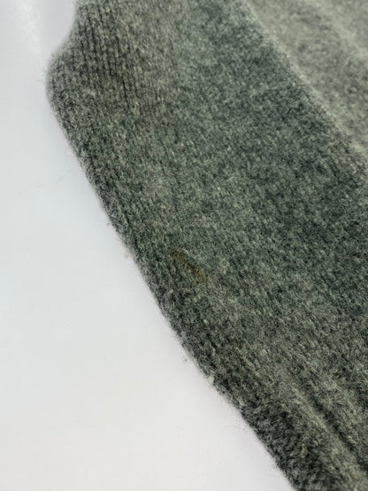 【中古品】【メンズ】 SAINT LAURENT サンローラン 352800 ウールカシミア Vネック ニット トップス 141-260215-SH-03-min サイズ：M カラー：グレー 万代Net店