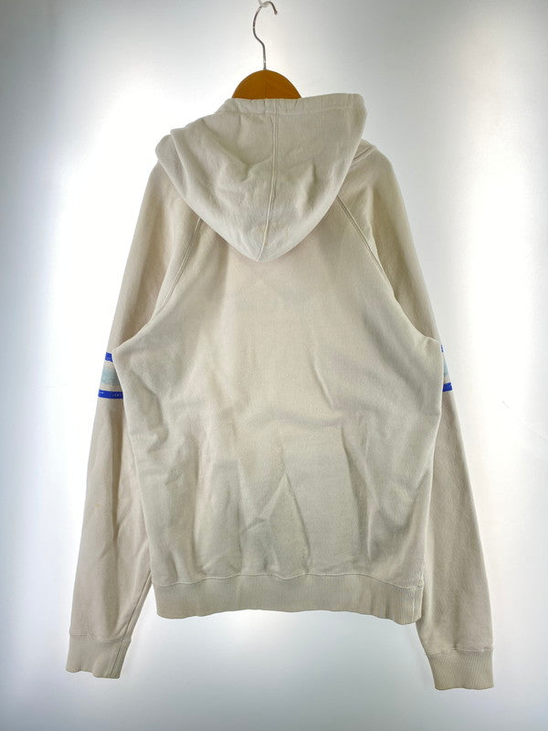 【中古品】【メンズ】 SAINT LAURENT サンローラン BABYLONE HOODIE バビロンフーディー トップス パーカー 141-260215-SH-02-min サイズ：L カラー：ホワイト系 万代Net店