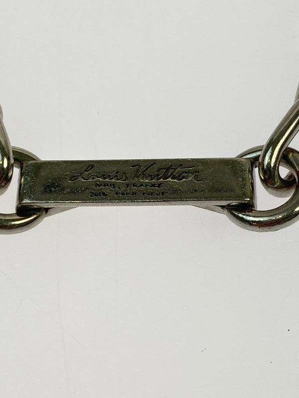 【中古品】【メンズ】 LOUIS VUITTON ルイ・ヴィトン ブラスレ LVステープル エディション ブレスレット M68342 アクセサリー 179-260211-kk-14-min カラー：SILVER 万代Net店