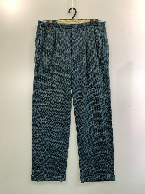【中古品】【メンズ】 VINTAGE ヴィンテージ WOOL SLACKS ウールスラックス ボトムス 157-260320-zi-35-min サイズ：不明 カラー：ブルー系 万代Net店