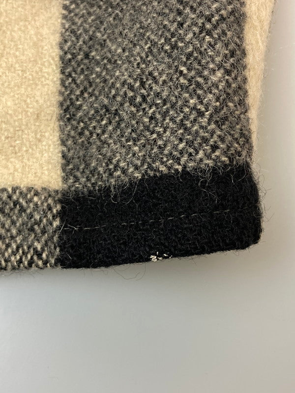 【中古品】【メンズ】 THE SPADE 40-50's CPO WOOL SHIRT ウールシャツ 長袖シャツ トップス 146-260210-yn-33-min サイズ：表記なし 下記参照 カラー：ブラック/オフホワイト 万代Net店