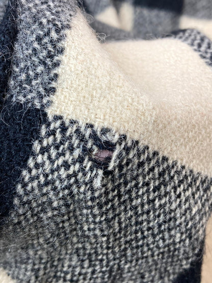 【中古品】【メンズ】 THE SPADE 40-50's CPO WOOL SHIRT ウールシャツ 長袖シャツ トップス 146-260210-yn-33-min サイズ：表記なし 下記参照 カラー：ブラック/オフホワイト 万代Net店