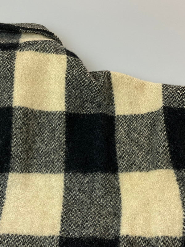 【中古品】【メンズ】 THE SPADE 40-50's CPO WOOL SHIRT ウールシャツ 長袖シャツ トップス 146-260210-yn-33-min サイズ：表記なし 下記参照 カラー：ブラック/オフホワイト 万代Net店