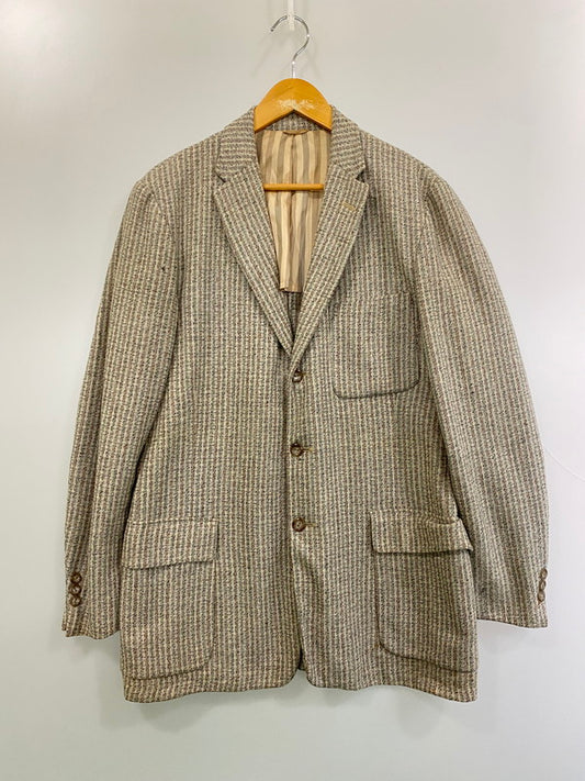【現状渡し品】【メンズ】 VINTAGE ヴィンテージ 推定60-70'S TAILORED JACKET テーラードジャケット メンズ アウター ヴィンテージ 146-260213-em-30-min カラー：ベージュ系 万代Net店