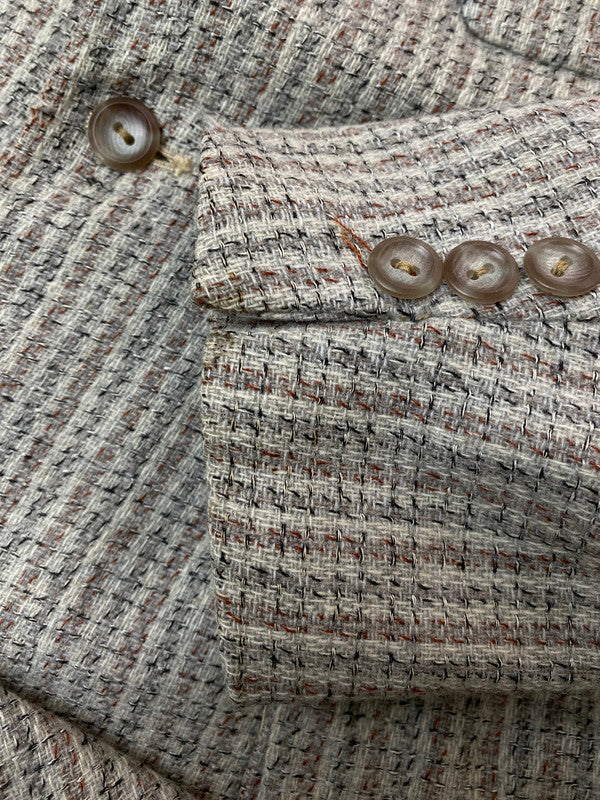 【現状渡し品】【メンズ】 VINTAGE ヴィンテージ 推定60-70'S TAILORED JACKET テーラードジャケット メンズ アウター ヴィンテージ 146-260213-em-30-min カラー：ベージュ系 万代Net店