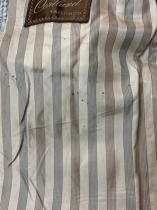 【現状渡し品】【メンズ】 VINTAGE ヴィンテージ 推定60-70'S TAILORED JACKET テーラードジャケット メンズ アウター ヴィンテージ 146-260213-em-30-min カラー：ベージュ系 万代Net店