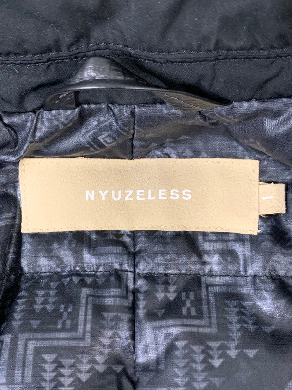 【中古品】【メンズ】 NYUZELESS ニューズレス DOWN CHESTER COAT 203-5005 ダウンチェスターコート アウター 147-260222-kk-23-min サイズ：1 カラー：ブラック 万代Net店