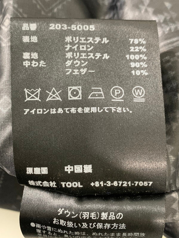 【中古品】【メンズ】 NYUZELESS ニューズレス DOWN CHESTER COAT 203-5005 ダウンチェスターコート アウター 147-260222-kk-23-min サイズ：1 カラー：ブラック 万代Net店