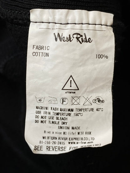 【中古品】【メンズ】 WESTRIDE ウエストライド 25AW RW CREW 25-03 クルーネックスウェット トップス トレーナー 145-260214-kk-15-min サイズ：M カラー：ブラック 万代Net店