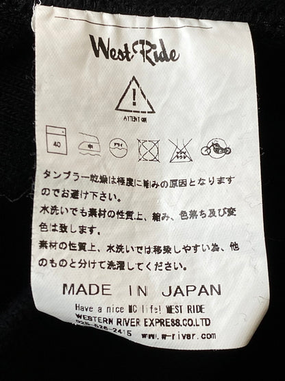 【中古品】【メンズ】 WESTRIDE ウエストライド 25AW RW CREW 25-03 クルーネックスウェット トップス トレーナー 145-260214-kk-15-min サイズ：M カラー：ブラック 万代Net店