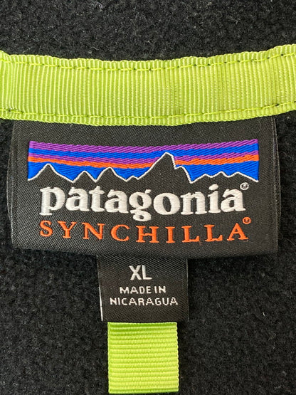 【中古品】【メンズ/レディース】 patagonia パタゴニア SYNCHILLA SNAP-T 25455 15年製 シンチラ スナップT プルオーバー トップス 144-260210-yn-27-min サイズ：WOMEN’S XL カラー：BLACK/TURQUOISE 万代Net店