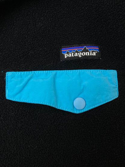 【中古品】【メンズ/レディース】 patagonia パタゴニア SYNCHILLA SNAP-T 25455 15年製 シンチラ スナップT プルオーバー トップス 144-260210-yn-27-min サイズ：WOMEN’S XL カラー：BLACK/TURQUOISE 万代Net店