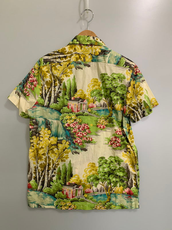 【中古品】【メンズ】 Paul Smith ポール・スミス S/S HAWAIIAN SHIRT ショートスリーブ ハワイアンシャツ 半袖 トップス アロハシャツ 庭園 141-260222-kk-18-min サイズ：M カラー：マルチカラー 万代Net店