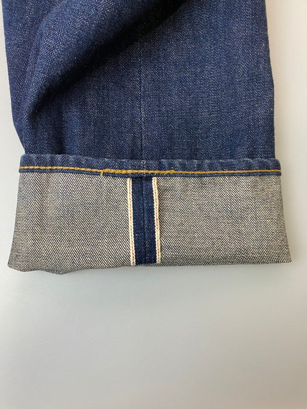【中古品】【メンズ】 markaware マーカウェア FRONT PLEATS PEGTOP SIDELINE ORGANIC WOOL TROPICAL A18A-22PT02C フロントプリーツ レグトップ サイドライン オーガニック ウール トロピカルパンツ ボトムス 151-260214-kk-20-min サイズ：1 カラー：インディゴ 万代Net店