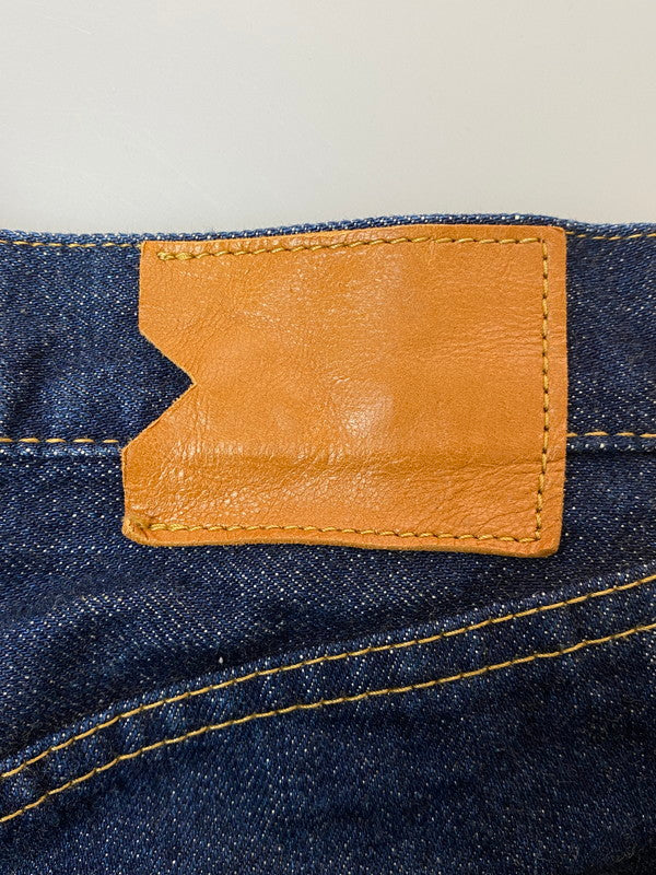 【中古品】【メンズ】 markaware マーカウェア FRONT PLEATS PEGTOP SIDELINE ORGANIC WOOL TROPICAL A18A-22PT02C フロントプリーツ レグトップ サイドライン オーガニック ウール トロピカルパンツ ボトムス 151-260214-kk-20-min サイズ：1 カラー：インディゴ 万代Net店