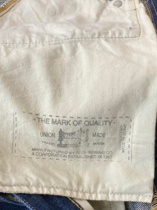 【中古品】【メンズ】 markaware マーカウェア FRONT PLEATS PEGTOP SIDELINE ORGANIC WOOL TROPICAL A18A-22PT02C フロントプリーツ レグトップ サイドライン オーガニック ウール トロピカルパンツ ボトムス 151-260214-kk-20-min サイズ：1 カラー：インディゴ 万代Net店