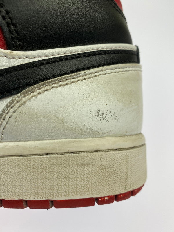 【ジャンク品】【メンズ】 NIKE ナイキ AIR JORDAN 1 MID DQ8426-106 エア ジョーダン 1 ミッド スニーカー 靴 160-260211-kk-04-min カラー：WHITE/GYM RED-BLACK 万代Net店