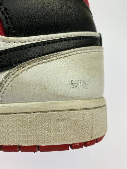【ジャンク品】【メンズ】 NIKE ナイキ AIR JORDAN 1 MID DQ8426-106 エア ジョーダン 1 ミッド スニーカー 靴 160-260211-kk-04-min カラー：WHITE/GYM RED-BLACK 万代Net店