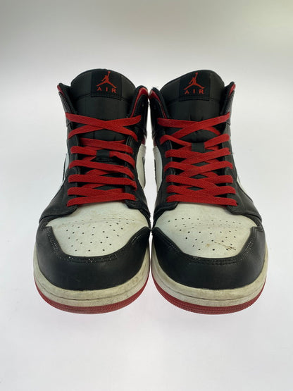 【ジャンク品】【メンズ】 NIKE ナイキ AIR JORDAN 1 MID DQ8426-106 エア ジョーダン 1 ミッド スニーカー 靴 160-260211-kk-04-min カラー：WHITE/GYM RED-BLACK 万代Net店