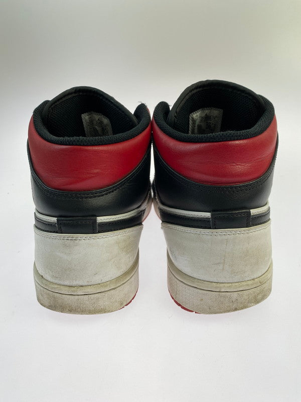 【ジャンク品】【メンズ】 NIKE ナイキ AIR JORDAN 1 MID DQ8426-106 エア ジョーダン 1 ミッド スニーカー 靴 160-260211-kk-04-min カラー：WHITE/GYM RED-BLACK 万代Net店