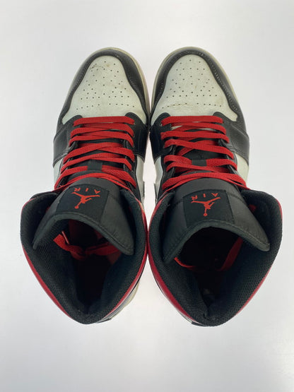 【ジャンク品】【メンズ】 NIKE ナイキ AIR JORDAN 1 MID DQ8426-106 エア ジョーダン 1 ミッド スニーカー 靴 160-260211-kk-04-min カラー：WHITE/GYM RED-BLACK 万代Net店