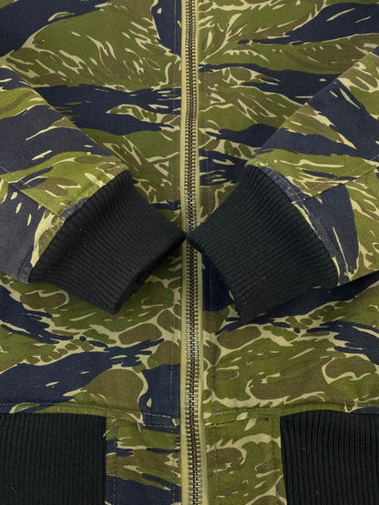 【中古品】【メンズ】 HideandSeek ハイドアンドシーク 15AW MA-1 FLIGHT JACKET アウター フライトジャケット 142-260211-kk-27-min サイズ：M カラー：TIGER CAMO 万代Net店