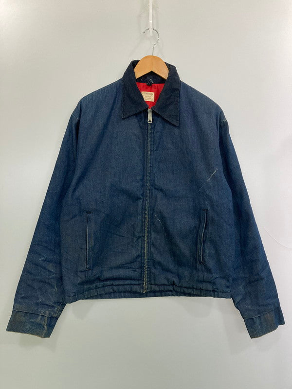 【現状渡し品】【メンズ】 BIG MAC ビッグマック WORK JACKET 70'S ワークジャケット 70年代 ヴィンテージ フルジップ デニムジャケット メンズ アウター 146-260213-em-07-min カラー：インディゴ 万代Net店