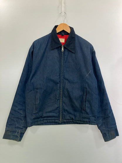 【現状渡し品】【メンズ】 BIG MAC ビッグマック WORK JACKET 70'S ワークジャケット 70年代 ヴィンテージ フルジップ デニムジャケット メンズ アウター 146-260213-em-07-min カラー：インディゴ 万代Net店