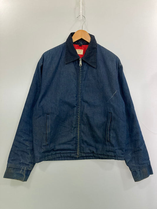 【現状渡し品】【メンズ】 BIG MAC ビッグマック WORK JACKET 70'S ワークジャケット 70年代 ヴィンテージ フルジップ デニムジャケット メンズ アウター 146-260213-em-07-min カラー：インディゴ 万代Net店