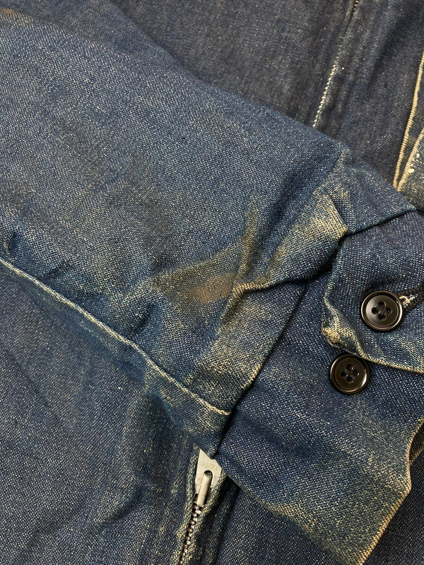 【現状渡し品】【メンズ】 BIG MAC ビッグマック WORK JACKET 70'S ワークジャケット 70年代 ヴィンテージ フルジップ デニムジャケット メンズ アウター 146-260213-em-07-min カラー：インディゴ 万代Net店