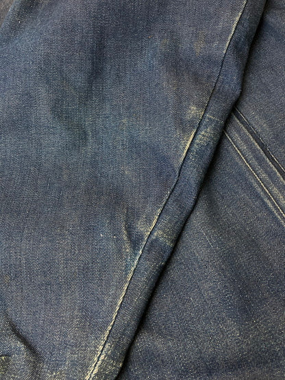 【現状渡し品】【メンズ】 BIG MAC ビッグマック WORK JACKET 70'S ワークジャケット 70年代 ヴィンテージ フルジップ デニムジャケット メンズ アウター 146-260213-em-07-min カラー：インディゴ 万代Net店