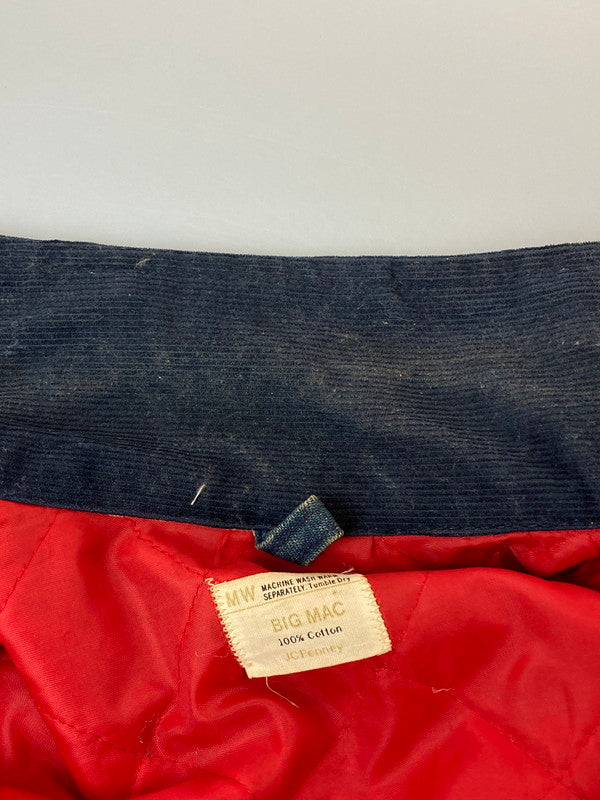 【現状渡し品】【メンズ】 BIG MAC ビッグマック WORK JACKET 70'S ワークジャケット 70年代 ヴィンテージ フルジップ デニムジャケット メンズ アウター 146-260213-em-07-min カラー：インディゴ 万代Net店