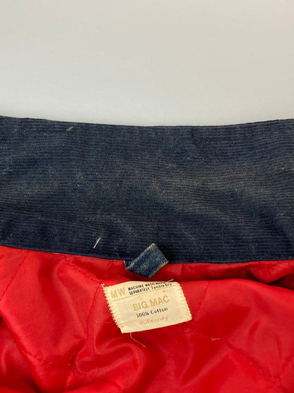 【現状渡し品】【メンズ】 BIG MAC ビッグマック WORK JACKET 70'S ワークジャケット 70年代 ヴィンテージ フルジップ デニムジャケット メンズ アウター 146-260213-em-07-min カラー：インディゴ 万代Net店