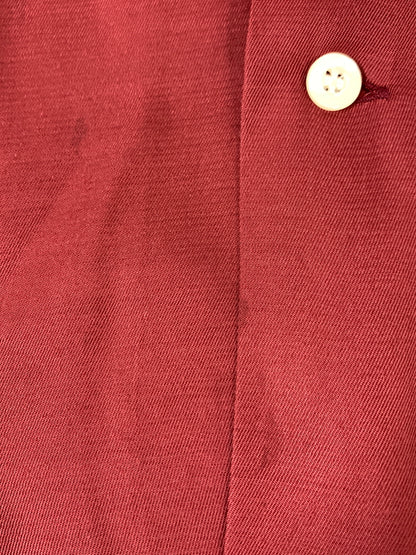 【中古品】【メンズ】 VARDE77 バルデセブンティセブン FLOWER BOLLING SHIRTS 9017SS-CM-SR01 フラワー ボウリング シャツ メンズ トップス 半袖シャツ 花 刺繍 140-260731-em-62-min サイズ：1 カラー：マルーン 万代Net店