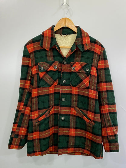 【中古品】【メンズ】 USED CHESTER COAT ユーズド チェスターコート CHECK WOOL JACKET チェック ウール ジャケット 146-260813-ta-05-min サイズ：Ｍ カラー：マルチカラー 万代Net店