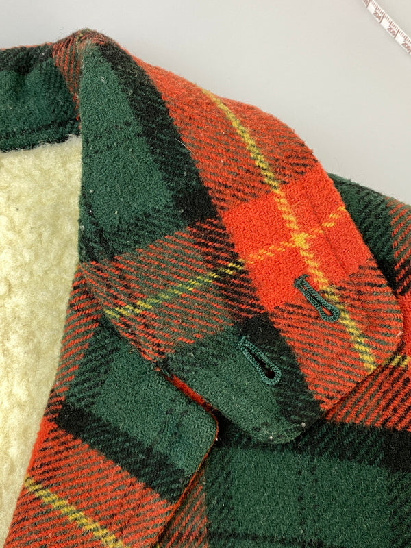 【中古品】【メンズ】 USED CHESTER COAT ユーズド チェスターコート CHECK WOOL JACKET チェック ウール ジャケット 146-260813-ta-05-min サイズ：Ｍ カラー：マルチカラー 万代Net店