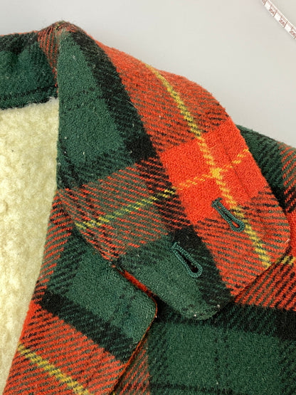 【中古品】【メンズ】 USED CHESTER COAT ユーズド チェスターコート CHECK WOOL JACKET チェック ウール ジャケット 146-260813-ta-05-min サイズ：Ｍ カラー：マルチカラー 万代Net店