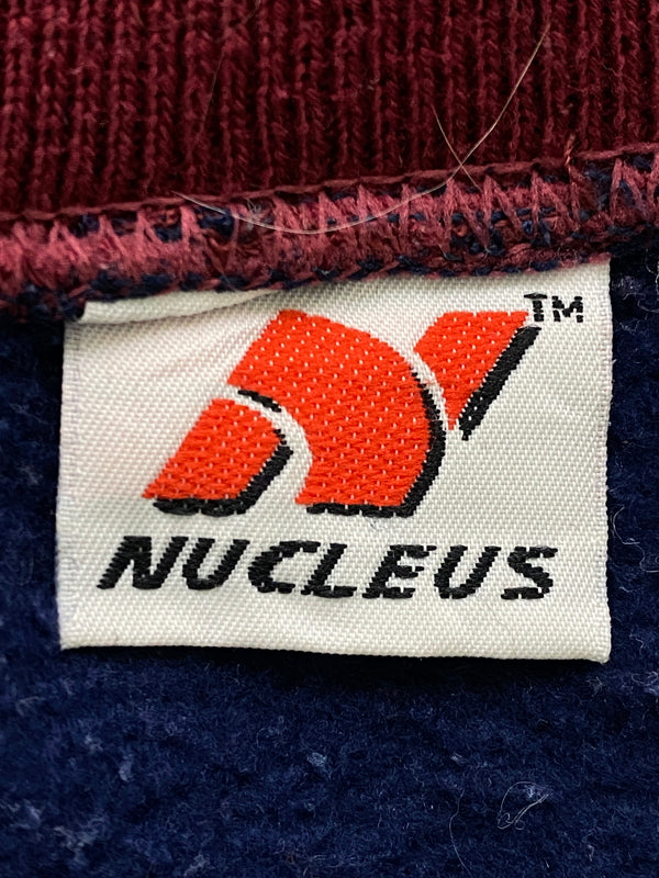 【中古品】【メンズ】 NUCLEUS ニュークリアス 90's CREW SWEAT SHIRT 90年代 クルー スウェットシャツ トレーナー トップス 146-260715-yn-26-min サイズ：XXL カラー：ネイビー 万代Net店