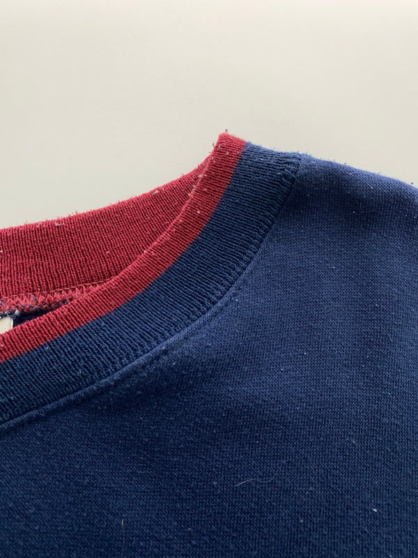 【中古品】【メンズ】 NUCLEUS ニュークリアス 90's CREW SWEAT SHIRT 90年代 クルー スウェットシャツ トレーナー トップス 146-260715-yn-26-min サイズ：XXL カラー：ネイビー 万代Net店