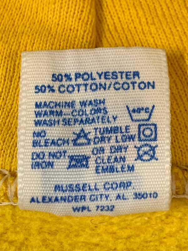 【中古品】【メンズ】 RUSSELL ラッセル 90S HOODIE プルオーバーパーカー ヴィンテージ 146-260718-AS-29-min サイズ：M カラー：イエロー 万代Net店