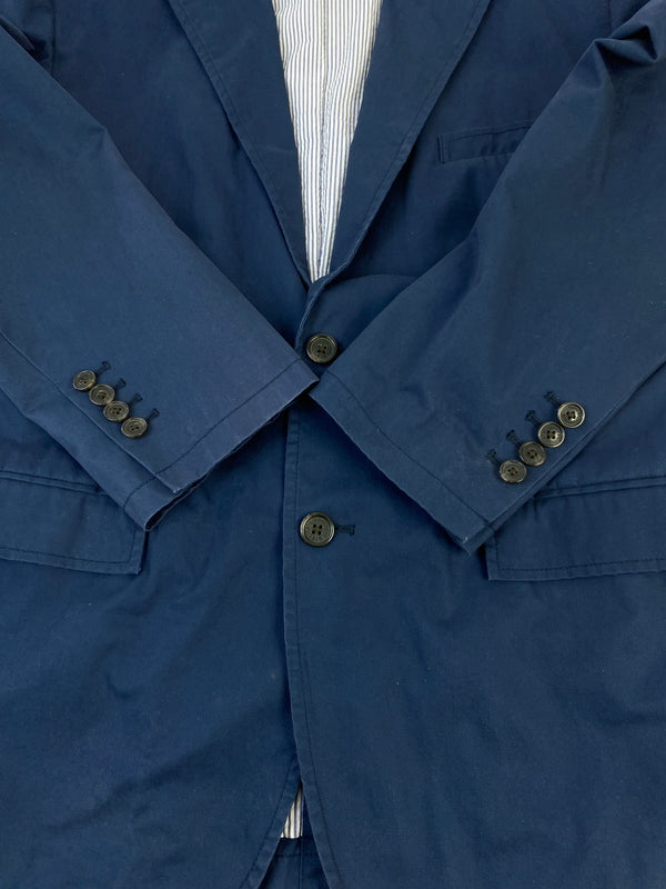 【中古品】【メンズ】 BROOKS BROTHERS ブルックス ブラザーズ TAILORED JACKET テーラード ジャケット アウター 146-260724-hu-41-min サイズ：L カラー：ネイビー 万代Net店