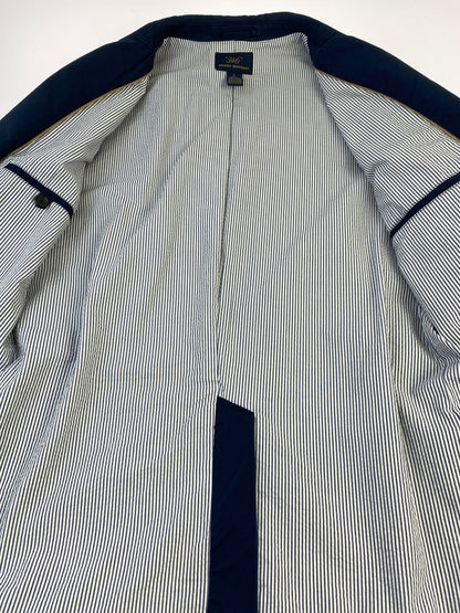 【中古品】【メンズ】 BROOKS BROTHERS ブルックス ブラザーズ TAILORED JACKET テーラード ジャケット アウター 146-260724-hu-41-min サイズ：L カラー：ネイビー 万代Net店