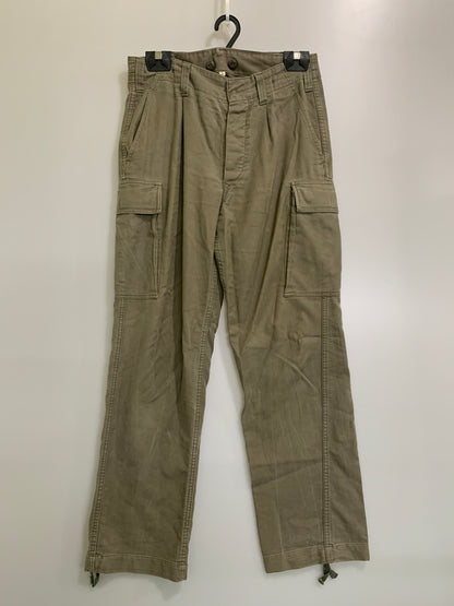 【中古品】【メンズ】 GERMANY ARMY ジャーマニー アーミー 90S MOLESKIN PANTS 90年代 モールスキンパンツ メンズ ヴィンテージ ボトムス 156-260704-hu-22-min サイズ：1 カラー：カーキ系 万代Net店
